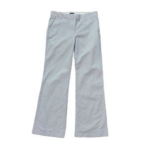 J. Crew City Fit Seersucker Stripe Pants Size 4